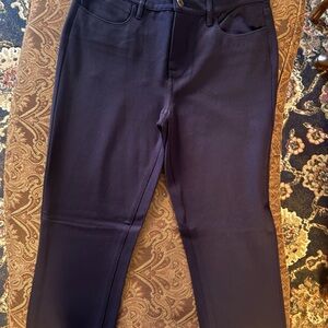 Talbots Women's Jegging Pants - Dark Blue High Waist